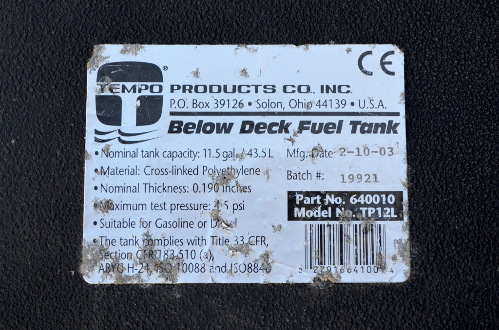 used-tempo-gas-tank-for-sale-label
