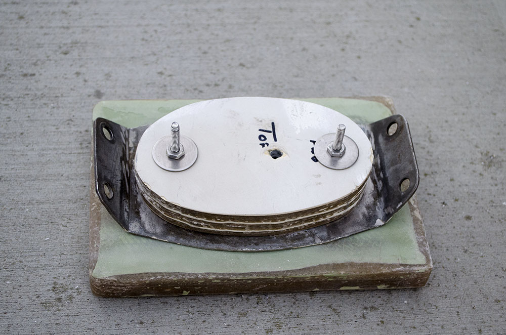 Modified sailboat mast step foot spacer