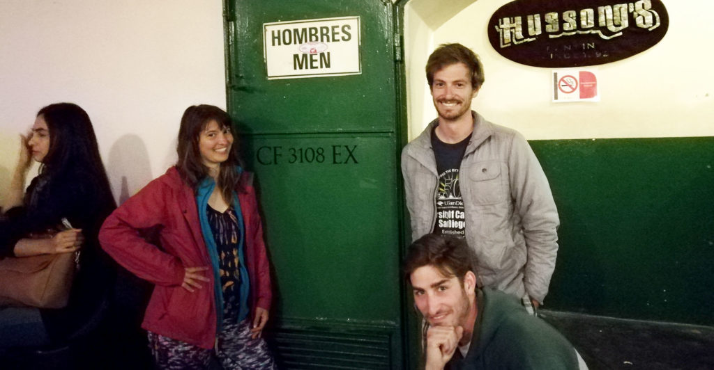 Crew members Cori & Ben and myself @ Hussong's in Ensenada