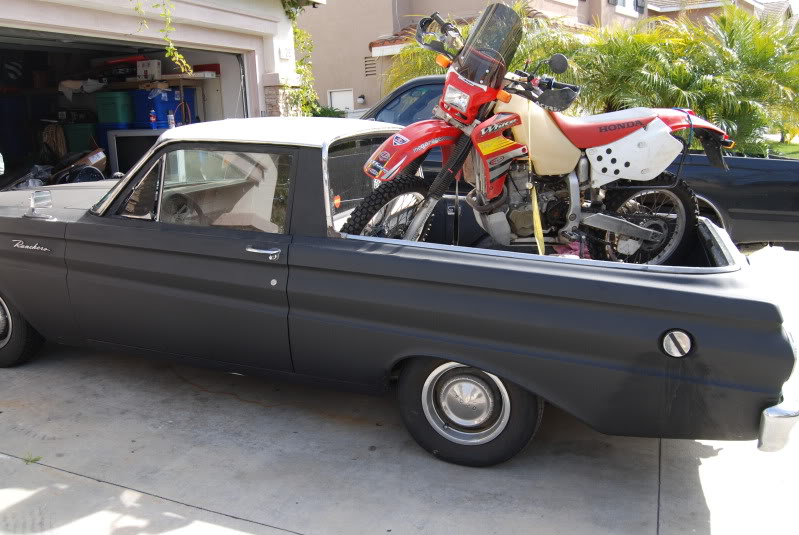 1965 Ford Ranchero motorcycle carrier XR650R
