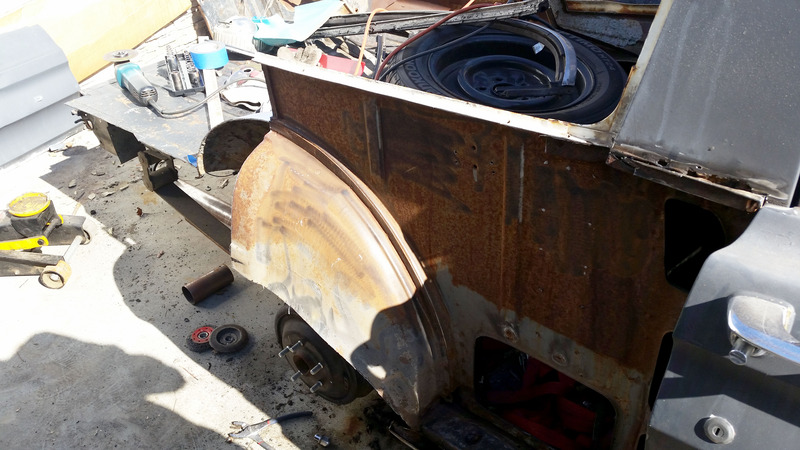 Ford Ranchero Bedside Removed